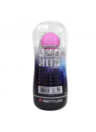 Прозрачный мастурбатор с подвижным шариком - Baile - в Волгограде купить с доставкой