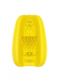 Желтый мастурбатор-яйцо Bisedze - LoveStore - в Волгограде купить с доставкой