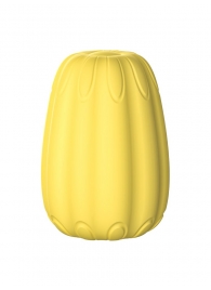 Желтый мастурбатор-яйцо Bisedze - LoveStore - в Волгограде купить с доставкой