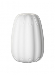 Белый мастурбатор-яйцо Bisedze - LoveStore - в Волгограде купить с доставкой