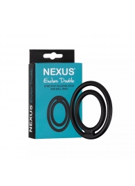 Черное двойное эрекционное кольцо Nexus Enduro Double - Nexus Range - в Волгограде купить с доставкой
