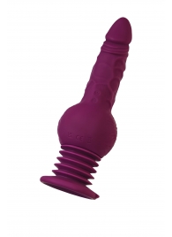 Фиолетовая мини-машина для секса Striker с пультом ДУ - 23,5 см. - ToyFa - купить с доставкой в Волгограде