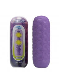 Фиолетовый мастурбатор Venus-X Twin balls - Baile - в Волгограде купить с доставкой