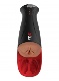 Мастурбатор-вагина в колбе с вибрацией Fuck-O-Matic Pro XL - Pipedream - в Волгограде купить с доставкой