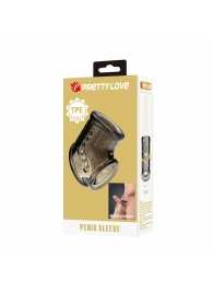 Дымчатая насадка на пенис и мошонку - Baile - в Волгограде купить с доставкой