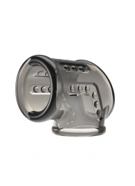 Дымчатая насадка на пенис и мошонку - Baile - в Волгограде купить с доставкой