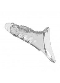 Прозрачная насадка на пенис - 22 см. - Baile - в Волгограде купить с доставкой