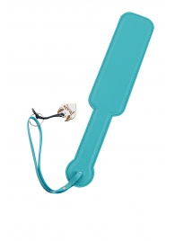 Голубой кожаный пэддл - 37 см. - Pecado - купить с доставкой в Волгограде