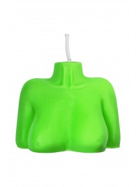 Зеленая сувенирная свеча «Женский силуэт» - Pecado - купить с доставкой в Волгограде