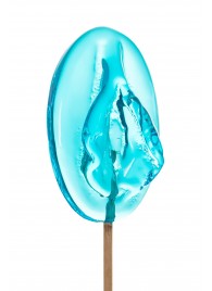 Леденец в форме вагины со вкусом блю кюрасао - 50 гр. - Sosuчki - купить с доставкой в Волгограде