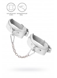 Белые мини-оковы со скруглёнными углами - Pecado - купить с доставкой в Волгограде