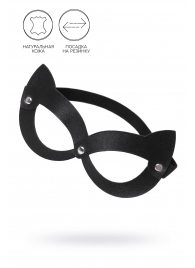 Черная открытая маска с ушками кошки - Pecado - купить с доставкой в Волгограде