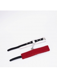 Бело-красные кожаные оковы - Crazy Handmade - купить с доставкой в Волгограде