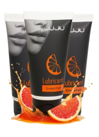 Набор из 3 съедобных лубрикантов JUJU со вкусом грейпфрута - JuJu - купить с доставкой в Волгограде