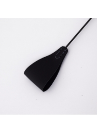 Стек с широким черным кожаным наконечником и металлической ручкой - 67 см. - Crazy Handmade - купить с доставкой в Волгограде