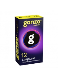 Презервативы с анестетиком для продления удовольствия Ganzo Long Love - 12 шт. - Ganzo - купить с доставкой в Волгограде