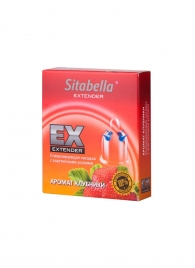 Стимулирующая насадка Sitabella Extender  Клубника - Sitabella - купить с доставкой в Волгограде
