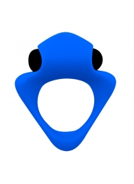 Синее эрекционное кольцо Wooomy Tribeс с вибрацией - Adrien Lastic - в Волгограде купить с доставкой