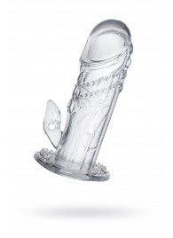 Прозрачная насадка на пенис Uco - 13 см. - A-toys - в Волгограде купить с доставкой