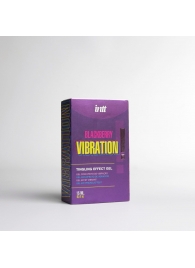Стимулирующий гель с эффектом вибрации Blackberry Vibration - 15 мл. - INTT - купить с доставкой в Волгограде