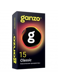 Классические презервативы с обильной смазкой Ganzo Classic - 15 шт. - Ganzo - купить с доставкой в Волгограде