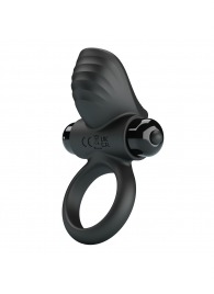Черное эрекционное кольцо с вибрацией Adrien - Baile - в Волгограде купить с доставкой