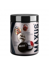 Черные утолщенные презервативы MAXUS Extra Strong с железным кейсом - 15 шт. - Maxus - купить с доставкой в Волгограде