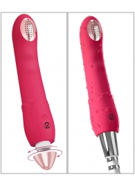 Малиновая насадка на душ с вибрацией Showers to orgasm - 20,1 см. - Orion - купить с доставкой в Волгограде