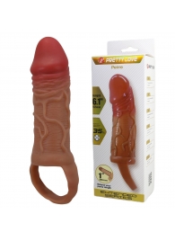 Реалистичная насадка на член Peirre - 15,5 см. - Baile - в Волгограде купить с доставкой