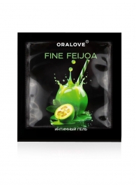 Саше съедобной оральной смазки OraLove с ароматом фейхоа - 3 гр. - Биоритм - купить с доставкой в Волгограде