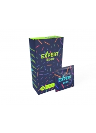 Светящиеся в темноте презервативы Expert Neon - 15 шт. - Expert - купить с доставкой в Волгограде