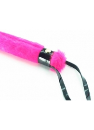 Нежная плеть с розовым мехом BDSM Light - 43 см. - БДСМ Арсенал - купить с доставкой в Волгограде