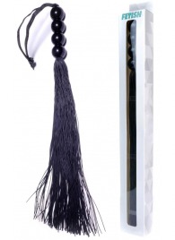 Черная силиконовая плеть - 37 см. - Boys of Toys - купить с доставкой в Волгограде