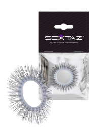 Круглое эрекционное кольцо с «ресничками» - Sextaz - в Волгограде купить с доставкой