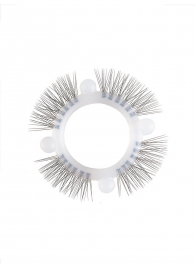 Эластичное кольцо с «ресничками» и 4 шариками - Sextaz - в Волгограде купить с доставкой