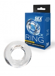 Прозрачное эрекционное кольцо-бублик - Sex Expert - в Волгограде купить с доставкой