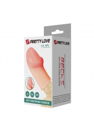 Телесная насадка на пенис Huel - 9 см. - Baile - в Волгограде купить с доставкой