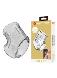 Прозрачная насадка на пенис и мошонку - Baile - в Волгограде купить с доставкой