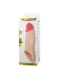 Телесная удлиняющая насадка на пенис Darnel - Baile - в Волгограде купить с доставкой