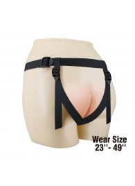 Черные трусики харнесс с платформой Caludio I - Baile - купить с доставкой в Волгограде