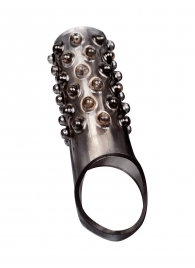 Дымчатая насадка на пенис с выпуклостями - 12 см. - Sex Expert - в Волгограде купить с доставкой