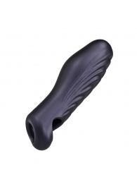 Сливовая силиконовая насадка на пенис с подхватом Manwan Ryzer - Manwan - в Волгограде купить с доставкой