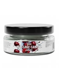 Массажная свеча «Спелая вишня» - 50 мл. - SGAN - купить с доставкой в Волгограде