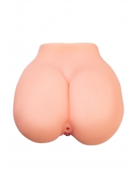 Реалистичный мастурбатор в форме попки с 2 любовными входами - No Name - в Волгограде купить с доставкой