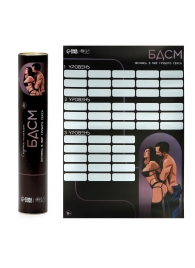 Плакат для двоих со скретч-слоем «БДСМ» - Сима-Ленд - купить с доставкой в Волгограде