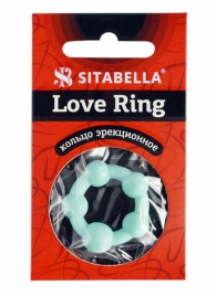 Цветное эрекционное кольцо с 5 бусинами Love Ring - Sitabella - в Волгограде купить с доставкой
