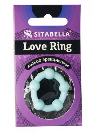 Цветное эрекционное кольцо Love Ring с бусинами - Sitabella - в Волгограде купить с доставкой