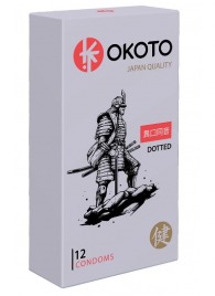 Точечные презервативы OKOTO Dotted - 12 шт. - Sitabella - купить с доставкой в Волгограде