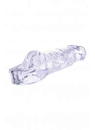 Прозрачная насадка-удлинитель Length Enhancer с подхватом - 16 см. - NMC - в Волгограде купить с доставкой