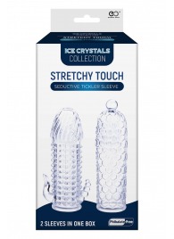 Набор из 2 прозрачных насадок на член Seductive Tickler Sleeves Set - NMC - в Волгограде купить с доставкой